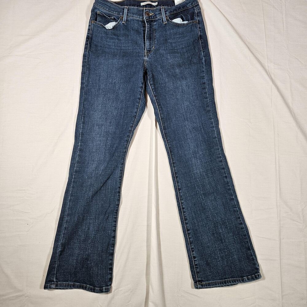 Levis Classic Bootcut Jeans Womens 8 29x30 Blue Medium Wash Regular Fit Denim
